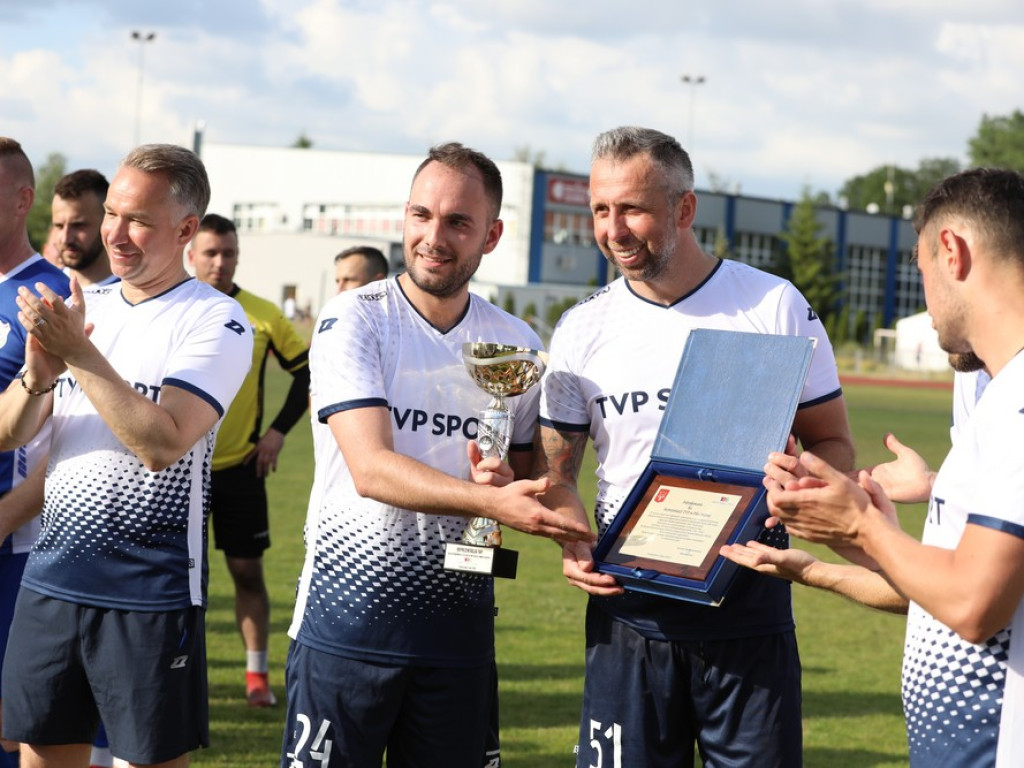 Mecz Unia Hrubieszów - Reprezentacja TVP [ZDJĘCIA]