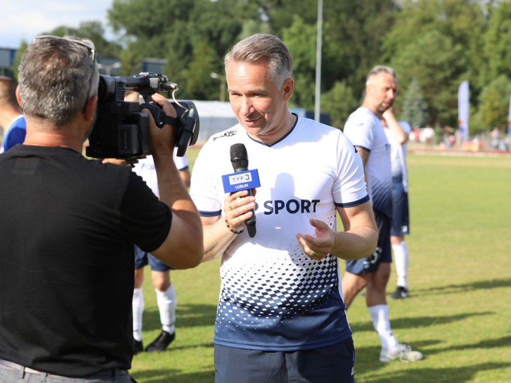 Mecz Unia Hrubieszów - Reprezentacja TVP [ZDJĘCIA]