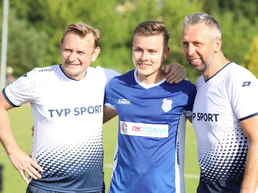 Mecz Unia Hrubieszów - Reprezentacja TVP [ZDJĘCIA]