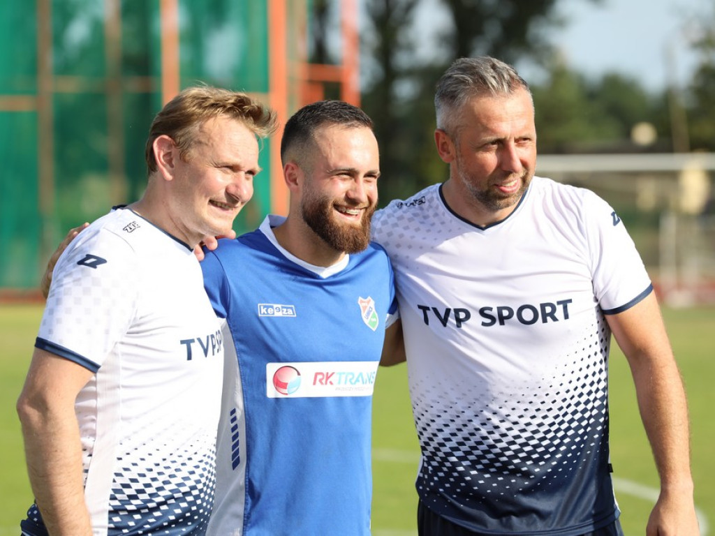 Mecz Unia Hrubieszów - Reprezentacja TVP [ZDJĘCIA]