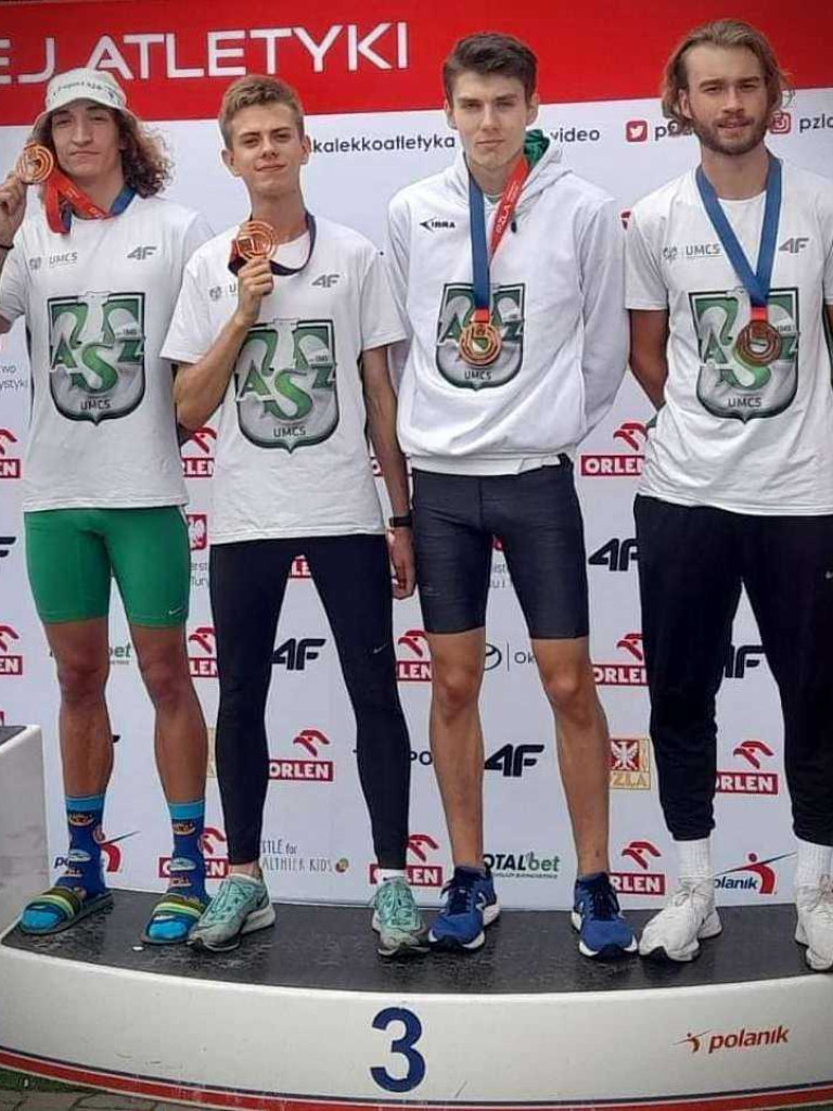 Dwa medale Bartka Kitlińskiego podczas Mistrzostw Polski Juniorów w lekkiej atletyce [ZDJĘCIA]