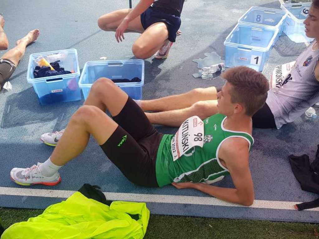 Dwa medale Bartka Kitlińskiego podczas Mistrzostw Polski Juniorów w lekkiej atletyce [ZDJĘCIA]