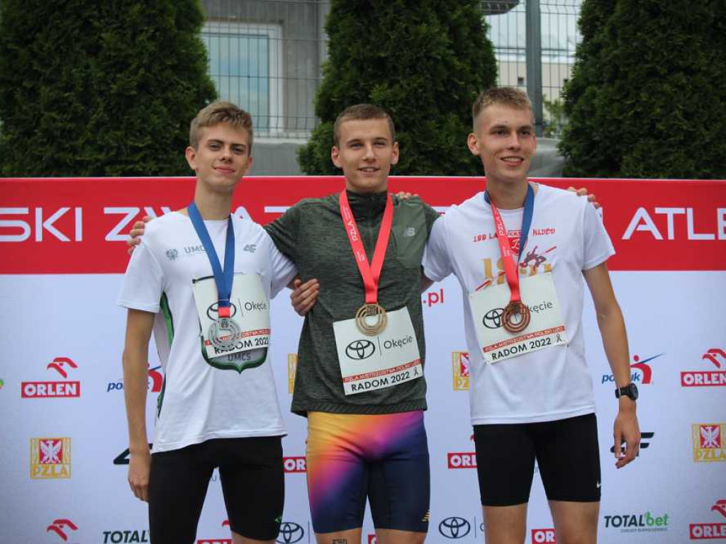Dwa medale Bartka Kitlińskiego podczas Mistrzostw Polski Juniorów w lekkiej atletyce [ZDJĘCIA]