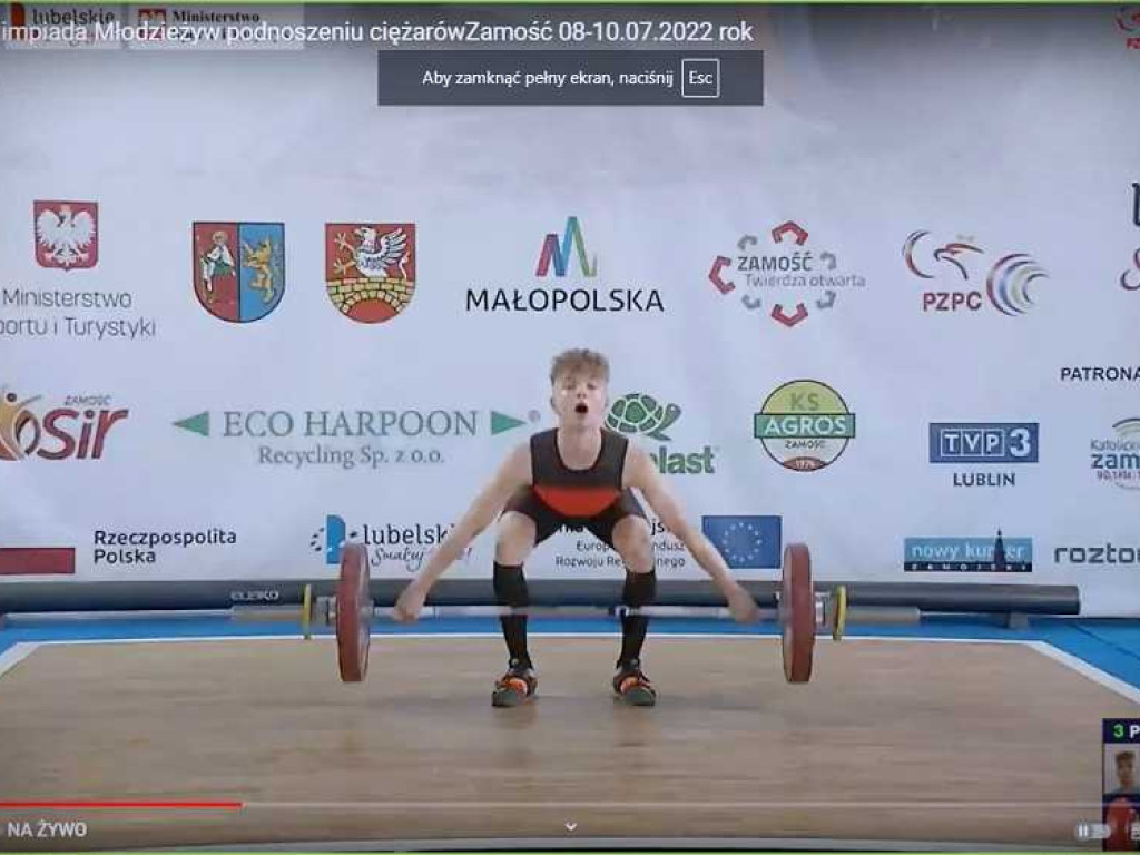 Ryszard Poznański z Unii Hrubieszów zdobył srebrny medal na OOM w podnoszeniu ciężarów! [ZDJĘCIA]