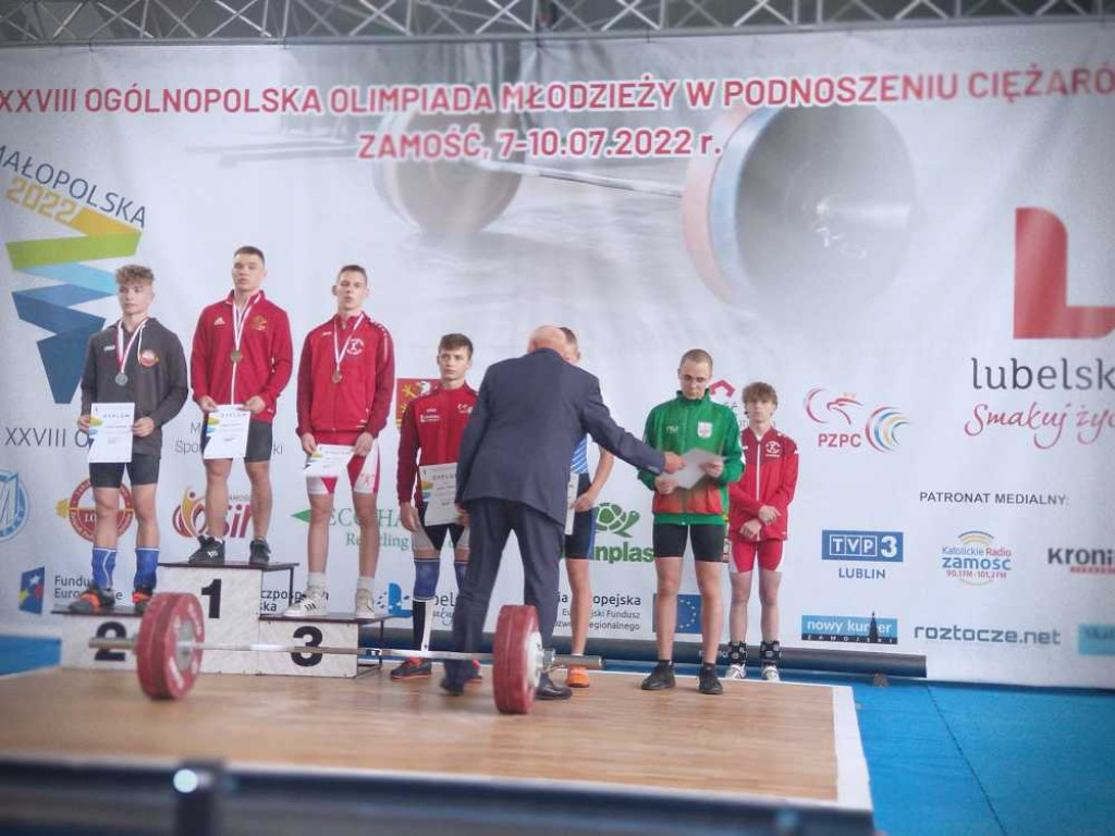 Ryszard Poznański z Unii Hrubieszów zdobył srebrny medal na OOM w podnoszeniu ciężarów! [ZDJĘCIA]