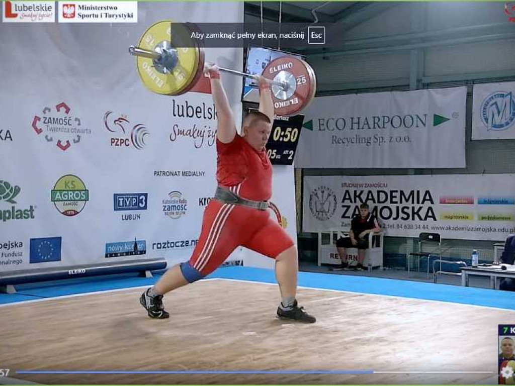 Ryszard Poznański z Unii Hrubieszów zdobył srebrny medal na OOM w podnoszeniu ciężarów! [ZDJĘCIA]