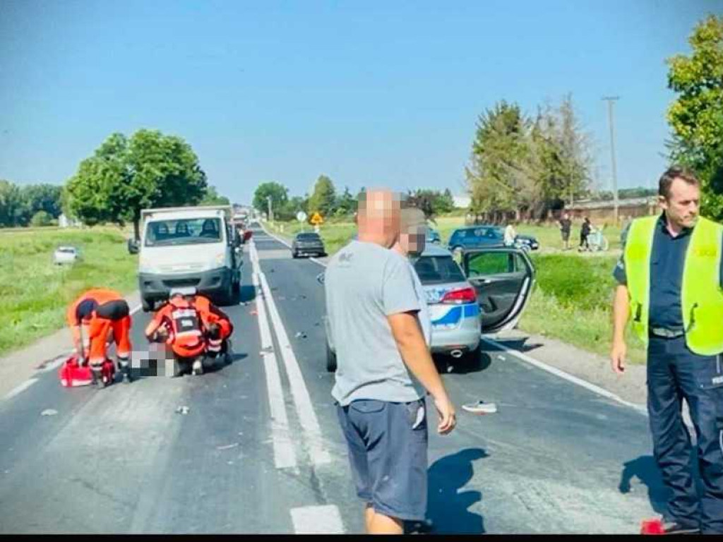 Tragiczny wypadek w Werbkowicach. Nie żyje kierowca skutera [ZDJĘCIA]