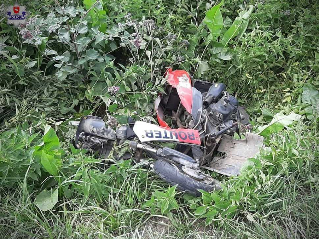 Tragiczny wypadek w Werbkowicach. Nie żyje kierowca skutera [ZDJĘCIA]