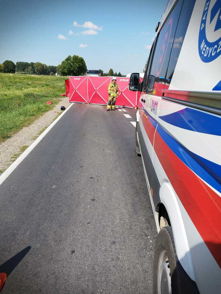 Tragiczny wypadek w Werbkowicach. Nie żyje kierowca skutera [ZDJĘCIA]
