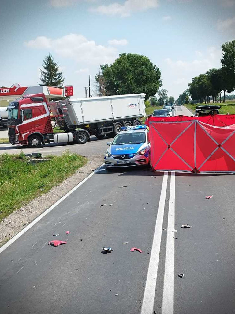 Tragiczny wypadek w Werbkowicach. Nie żyje kierowca skutera [ZDJĘCIA]