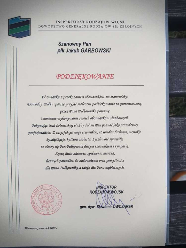 Nowy dowódca w 2 Hrubieszowskim Pułku Rozpoznawczym [ZDJĘCIA]
