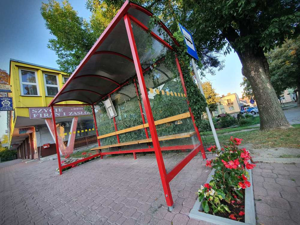 Hrubieszów: Przystanek przy ul. Partyzantów [ZDJĘCIA]