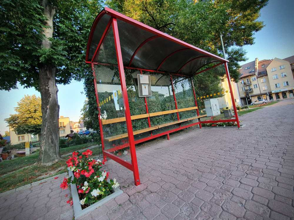 Hrubieszów: Przystanek przy ul. Partyzantów [ZDJĘCIA]