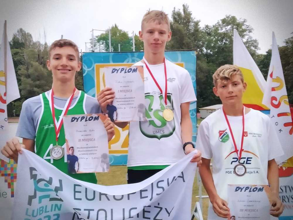 Pięć medali Unii Hrubieszów w lekkoatletycznych Międzywojewódzkich Mistrzostwach Młodzików w Białymstoku [ZDJĘCIA]