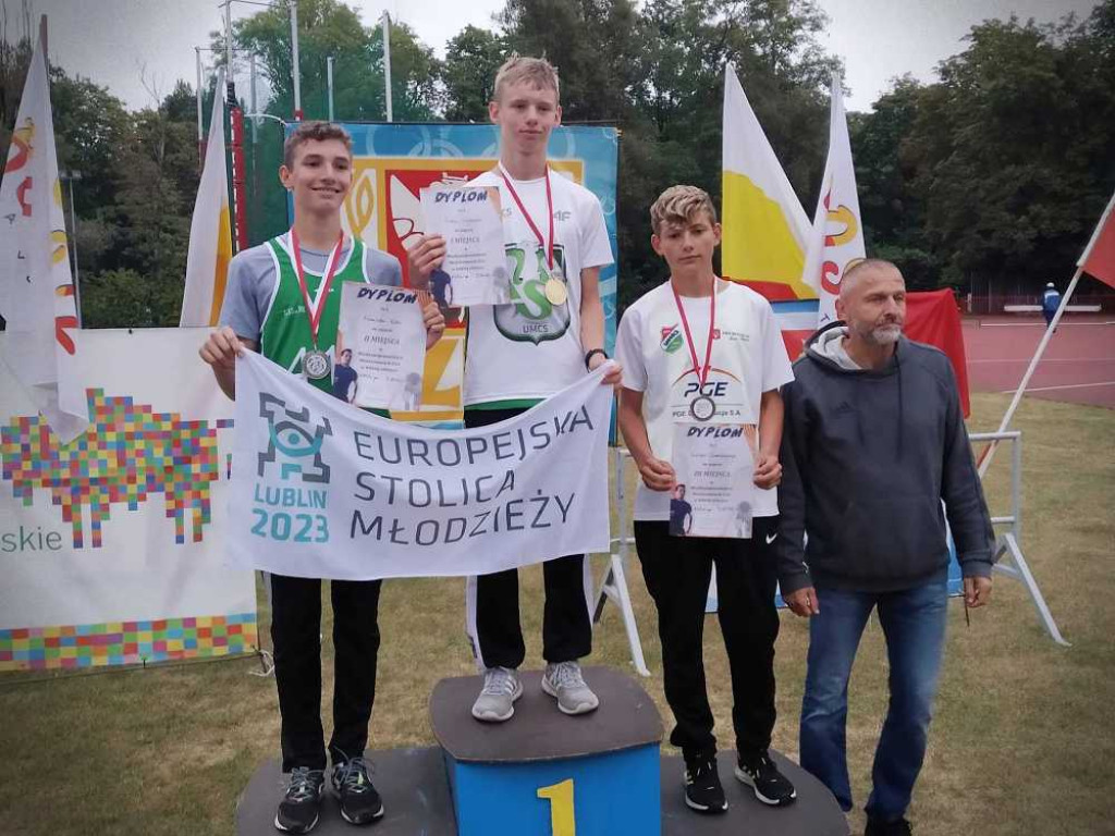 Pięć medali Unii Hrubieszów w lekkoatletycznych Międzywojewódzkich Mistrzostwach Młodzików w Białymstoku [ZDJĘCIA]