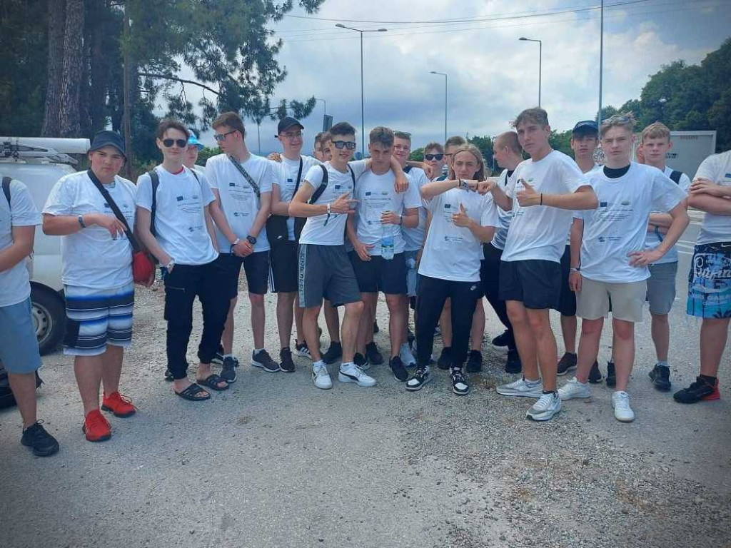 Hrubieszowska młodzież uczy się i rozwija kompetencje zawodowe w Grecji