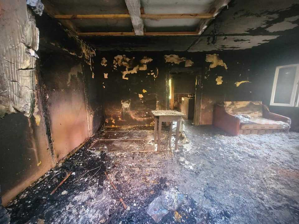Pożar domu w Kułakowicach Drugich [ZDJĘCIA]