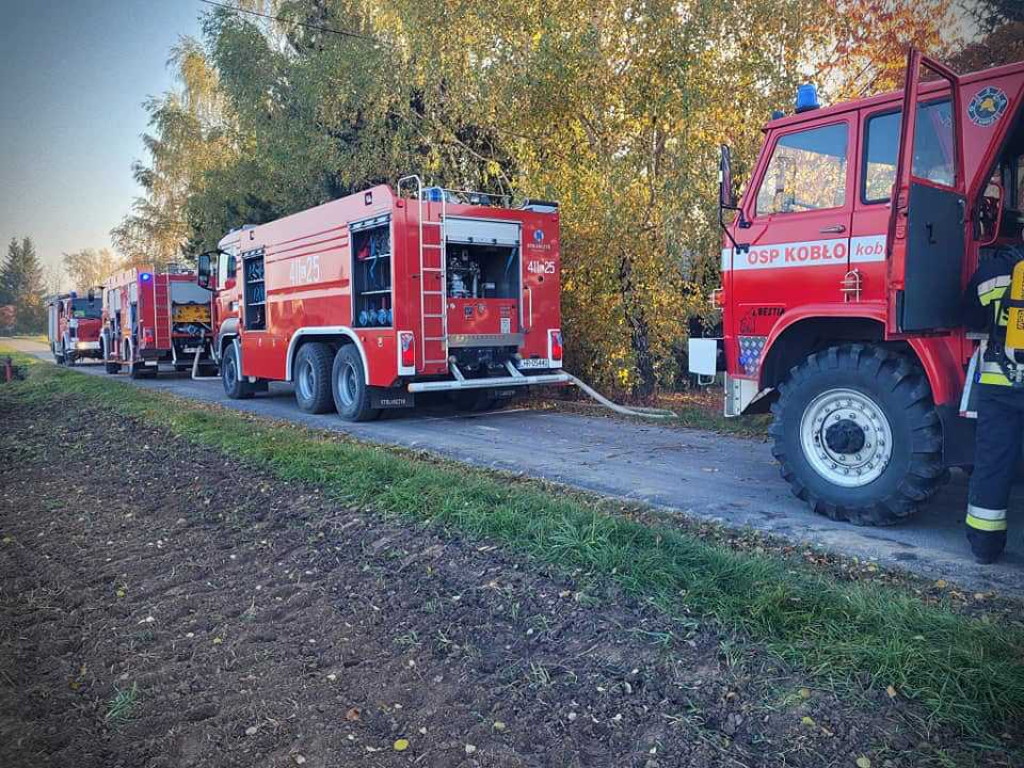 Pożar domu w Kułakowicach Drugich [ZDJĘCIA]