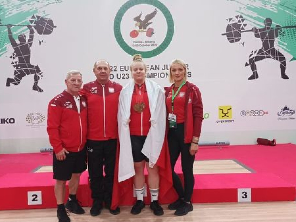Trener Antoni Czerniak na Mistrzostwach Europy w podnoszeniu ciężarów [ZDJĘCIA]