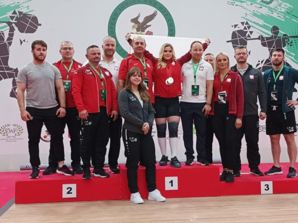 Trener Antoni Czerniak na Mistrzostwach Europy w podnoszeniu ciężarów [ZDJĘCIA]