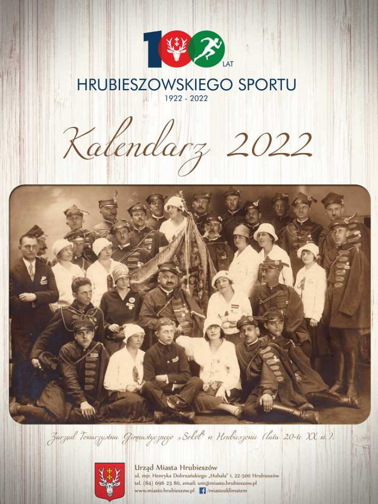 100 lat hrubieszowskiego sportu. Kalendarz sportowy 2022 r. Listopad