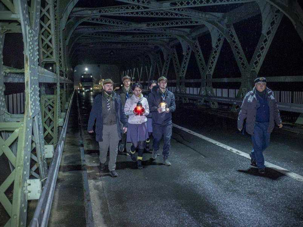 Ogień Niepodległości dotarł do Hrubieszowa [ZDJĘCIA]