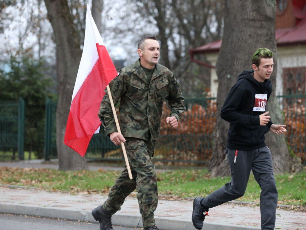 Hrubieszów: Pobiegli razem w Dniu Niepodległości [ZDJĘCIA]