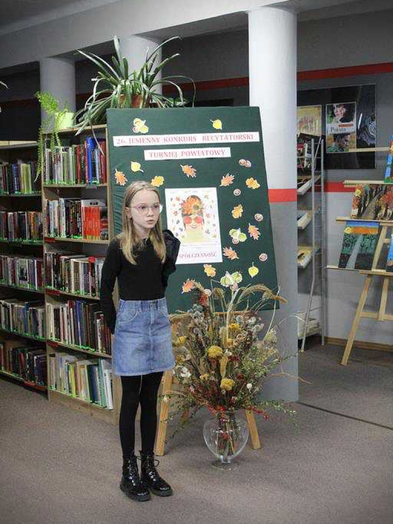 Jesienny Konkurs Recytatorski [ZDJĘCIA]
