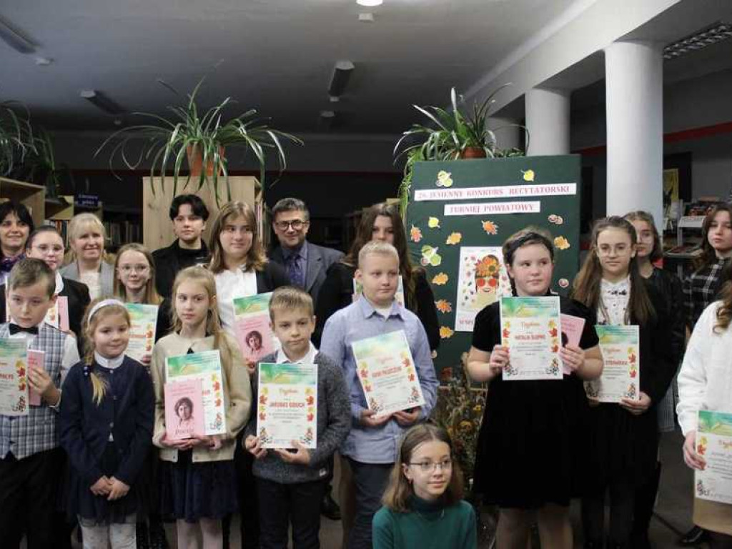 Jesienny Konkurs Recytatorski [ZDJĘCIA]