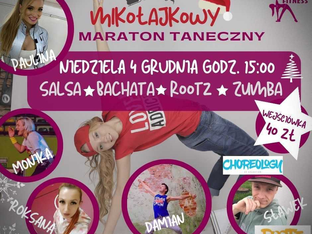 Hrubieszów: Salsa, bachata, Zumba i mikołajkowy nastrój!