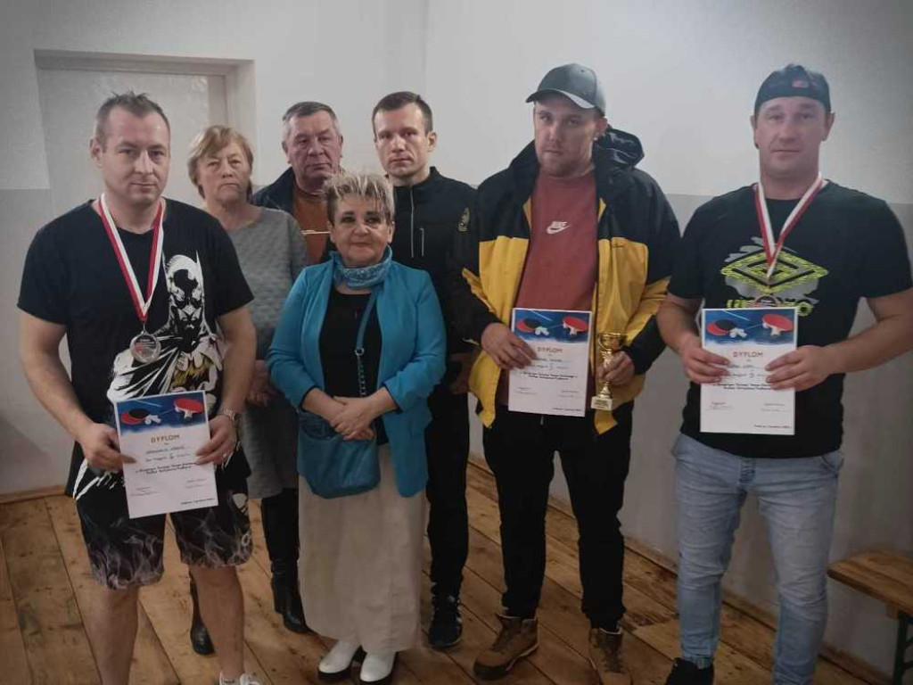 Turniej tenisa stołowego w Podhorcach [ZDJĘCIA]