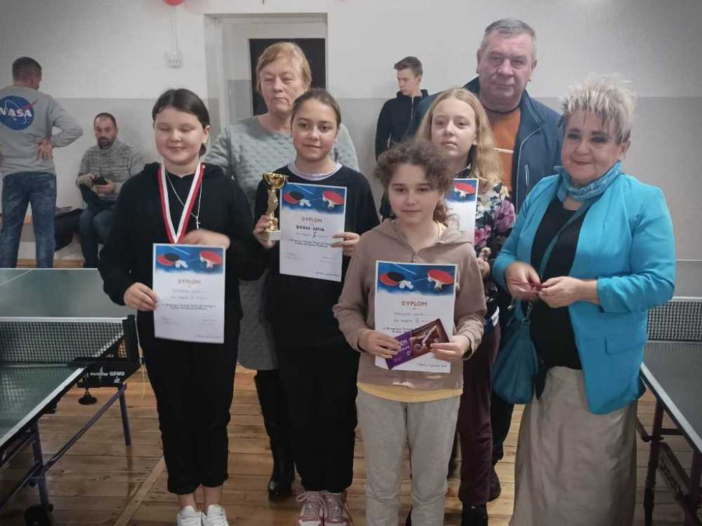 Turniej tenisa stołowego w Podhorcach [ZDJĘCIA]