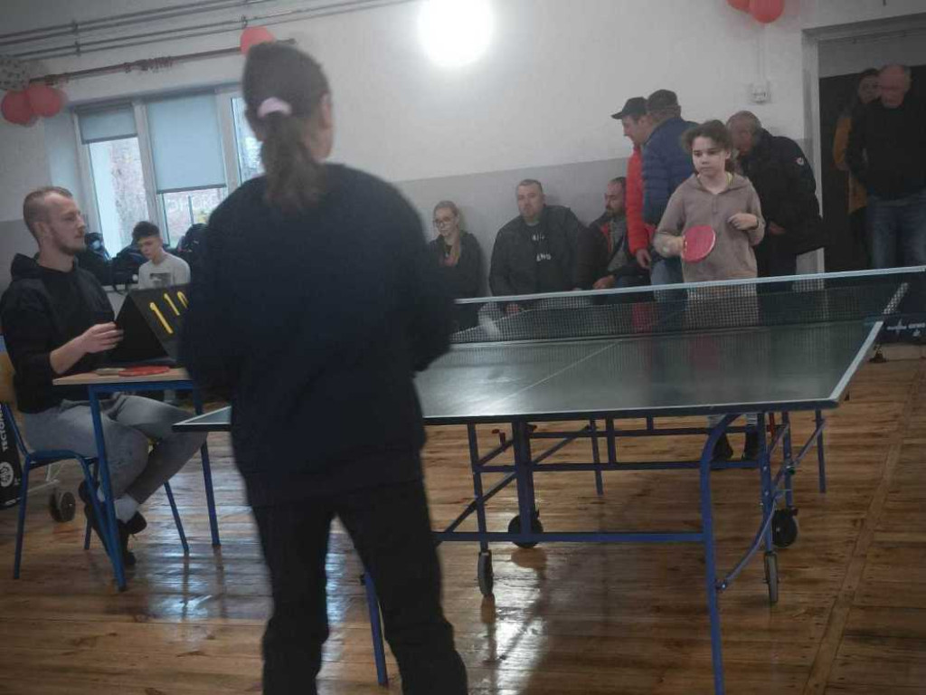 Turniej tenisa stołowego w Podhorcach [ZDJĘCIA]