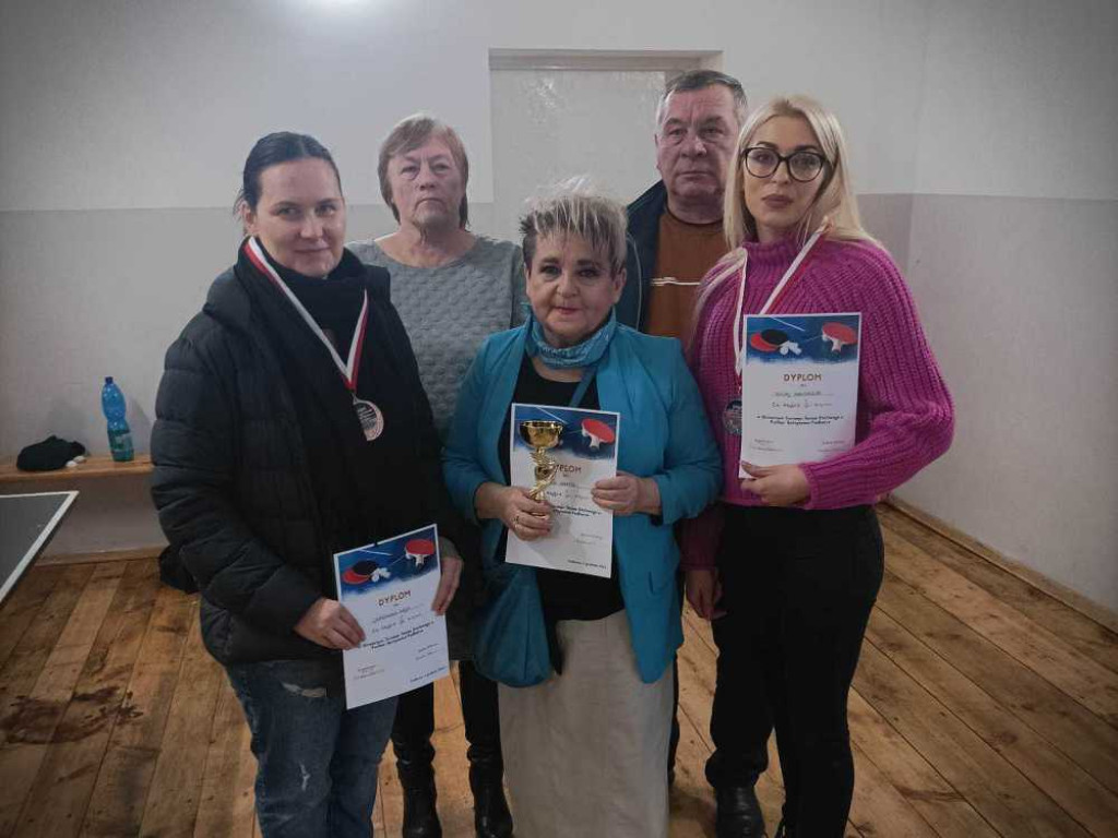 Turniej tenisa stołowego w Podhorcach [ZDJĘCIA]