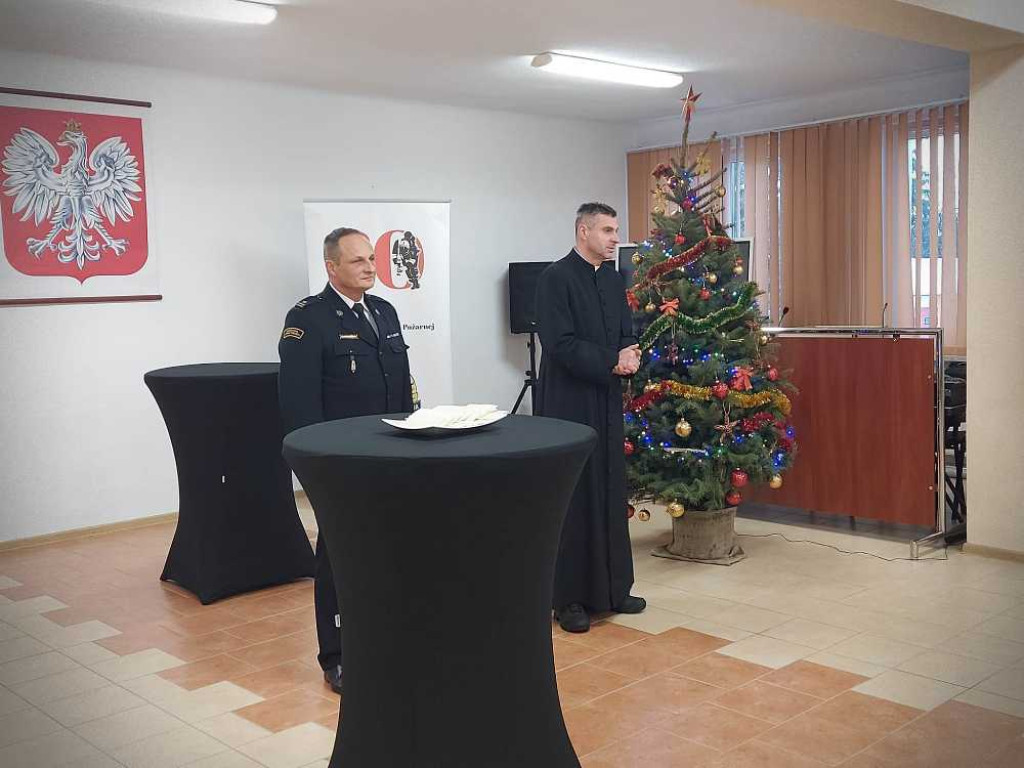 Spotkanie opłatkowe hrubieszowskich strażaków [ZDJĘCIA]
