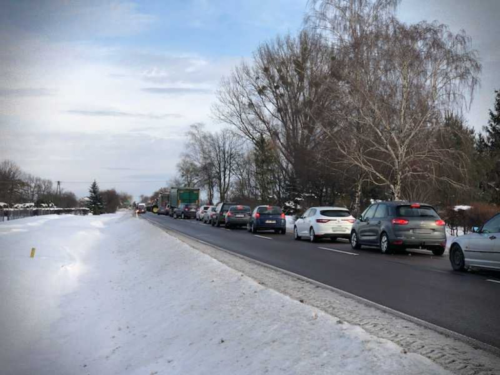Hrubieszów: Trwa protest rolników. Uwaga! Utrudnienia w ruchu [ZDJĘCIA]