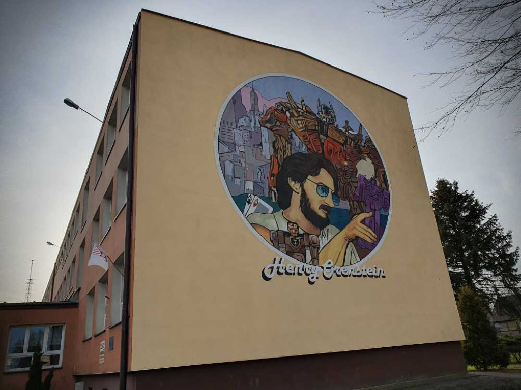 Mural na hrubieszowskiej Trójce [ZDJĘCIA]