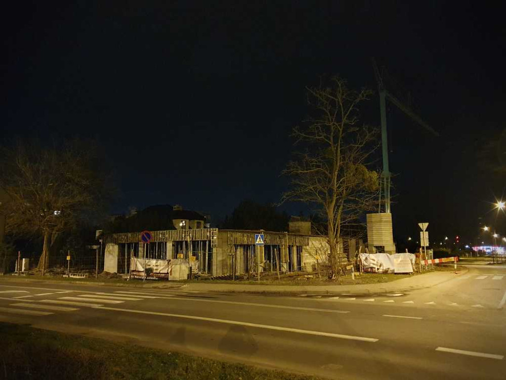 Hrubieszów: Budowa nocą... [ZDJĘCIA]