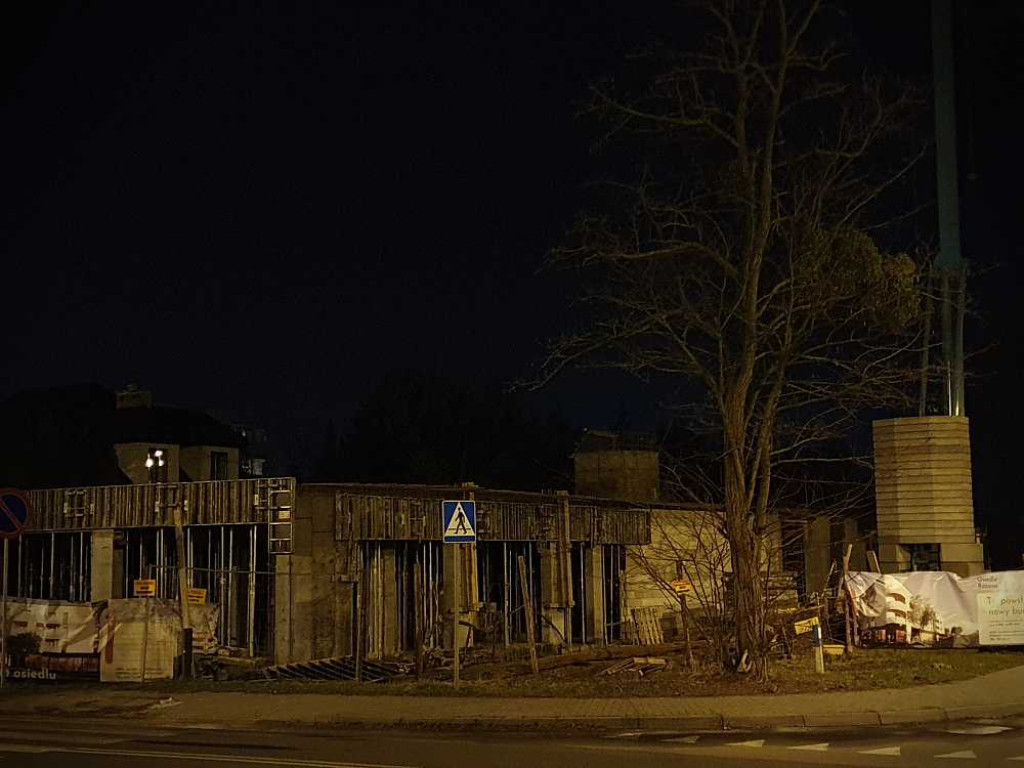 Hrubieszów: Budowa nocą... [ZDJĘCIA]