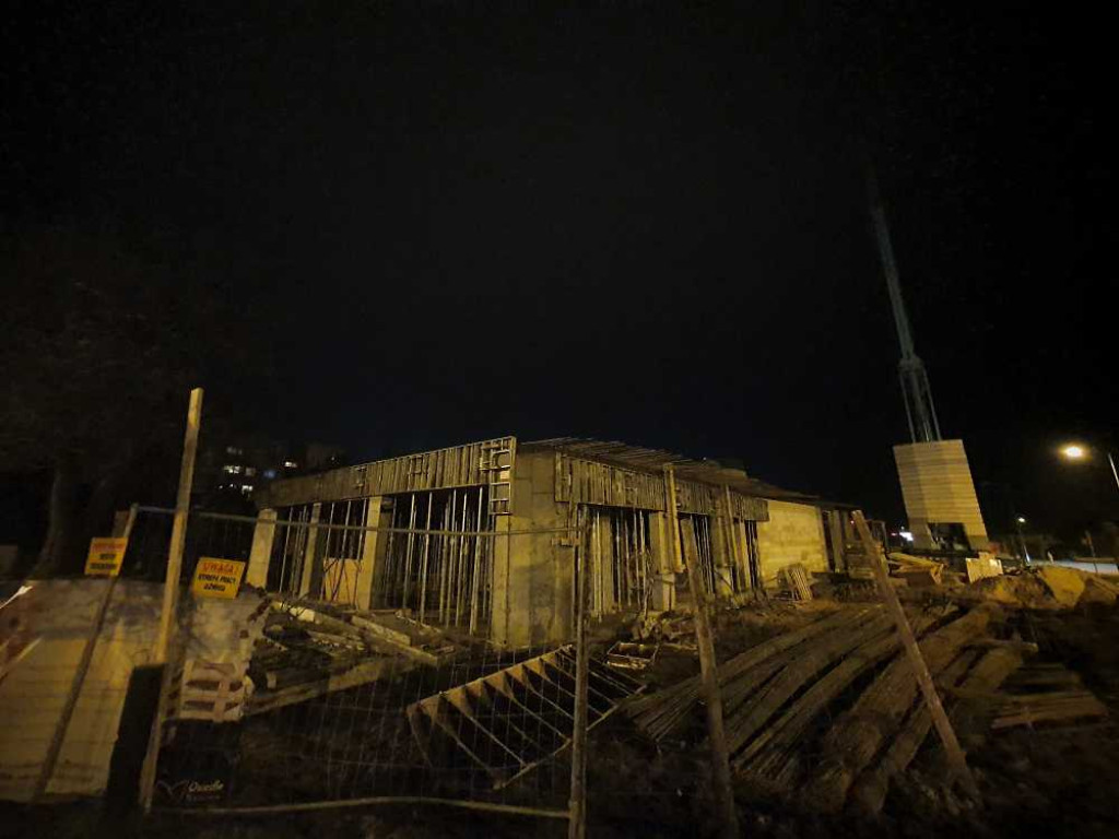 Hrubieszów: Budowa nocą... [ZDJĘCIA]