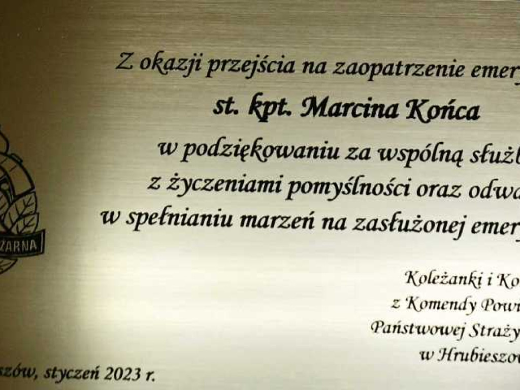 Hrubieszów: Przeszli na emeryturę [ZDJĘCIA]