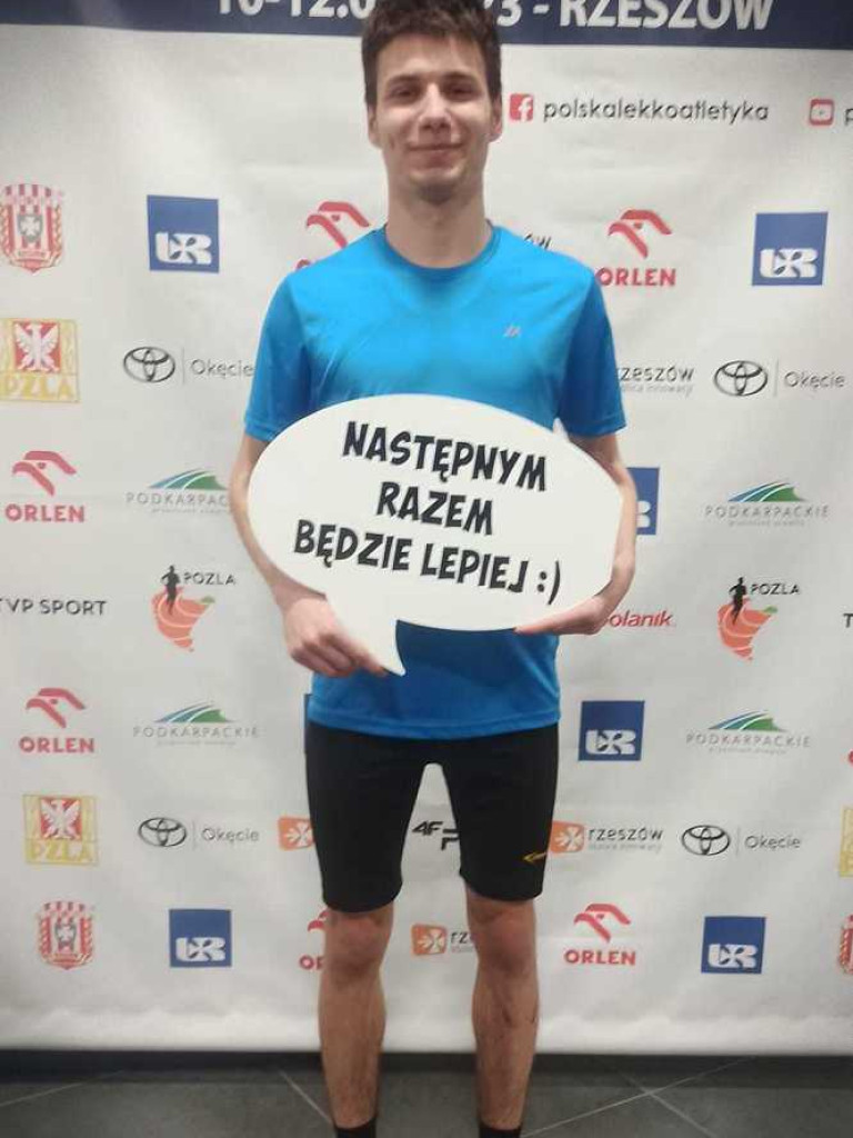 Wysokie miejsca lekkoatletów Unii Hrubieszów na Halowych Mistrzostwach Polski. Złoty medal Bartka Kitlińskiego [ZDJĘCIA]