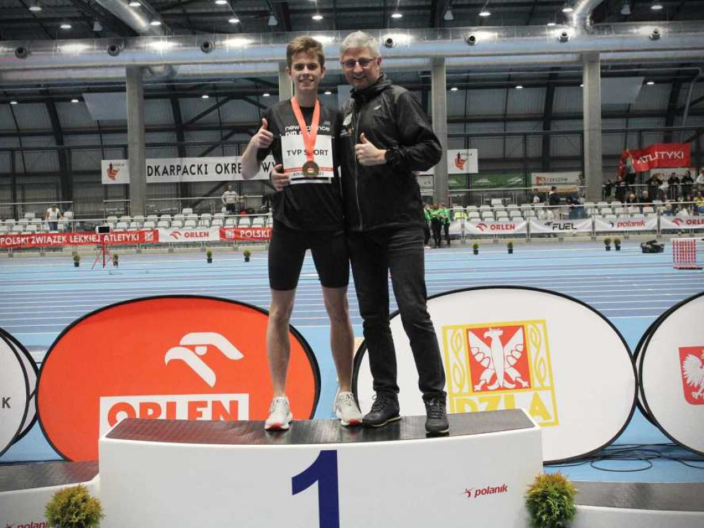 Wysokie miejsca lekkoatletów Unii Hrubieszów na Halowych Mistrzostwach Polski. Złoty medal Bartka Kitlińskiego [ZDJĘCIA]
