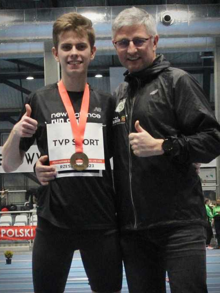 Wysokie miejsca lekkoatletów Unii Hrubieszów na Halowych Mistrzostwach Polski. Złoty medal Bartka Kitlińskiego [ZDJĘCIA]