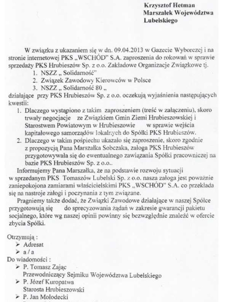 PKS Hrubieszów 1952 - 2018 [ZDJĘCIA]