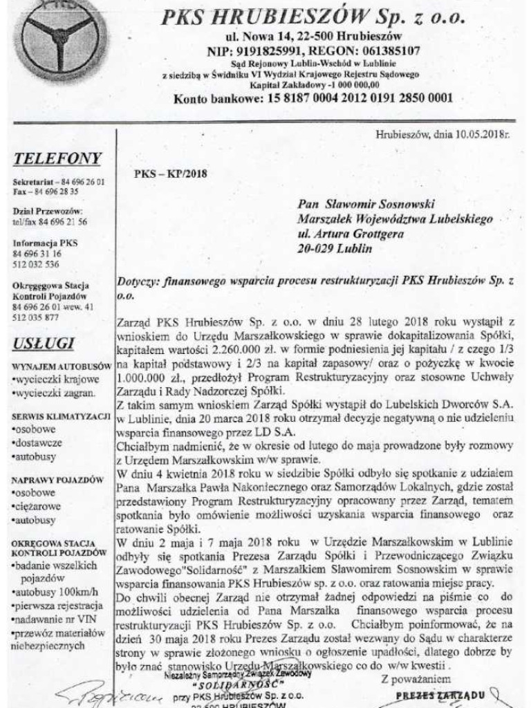 PKS Hrubieszów 1952 - 2018 [ZDJĘCIA]