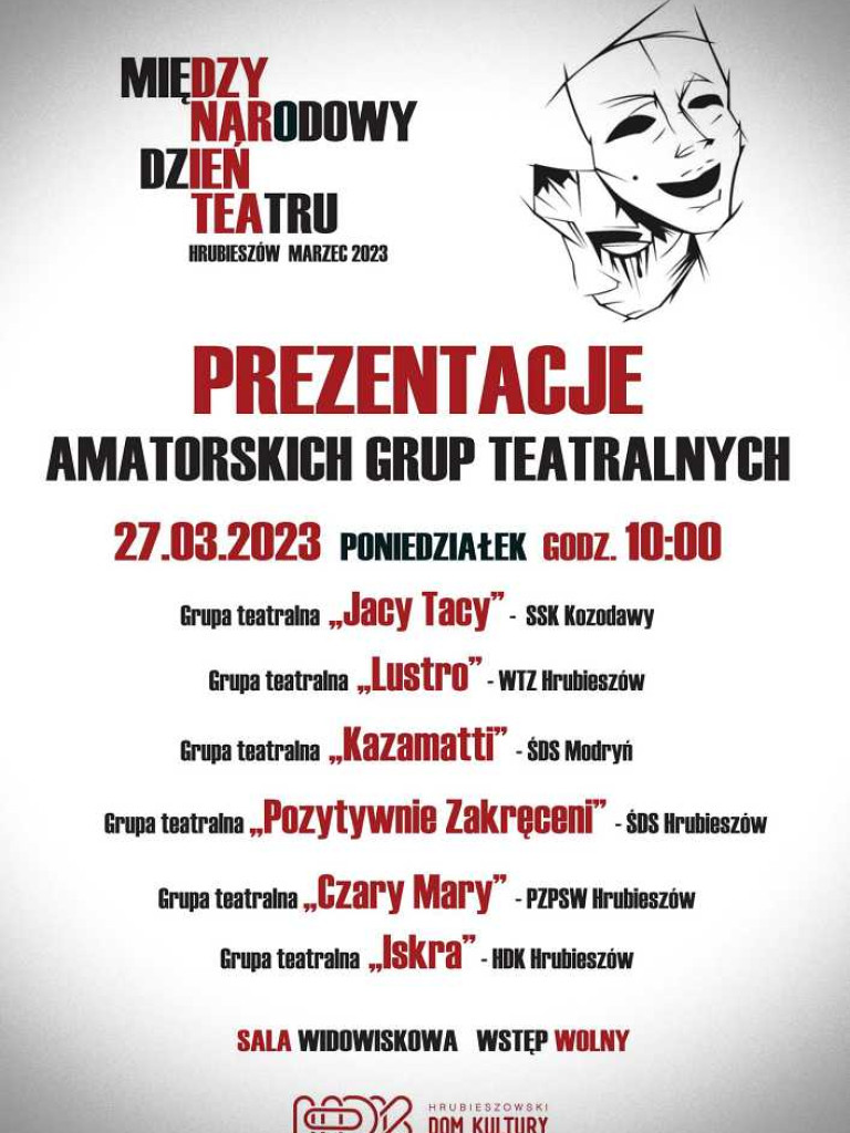 Hrubieszów: Prezentacje grup teatralnych [ZDJĘCIA]
