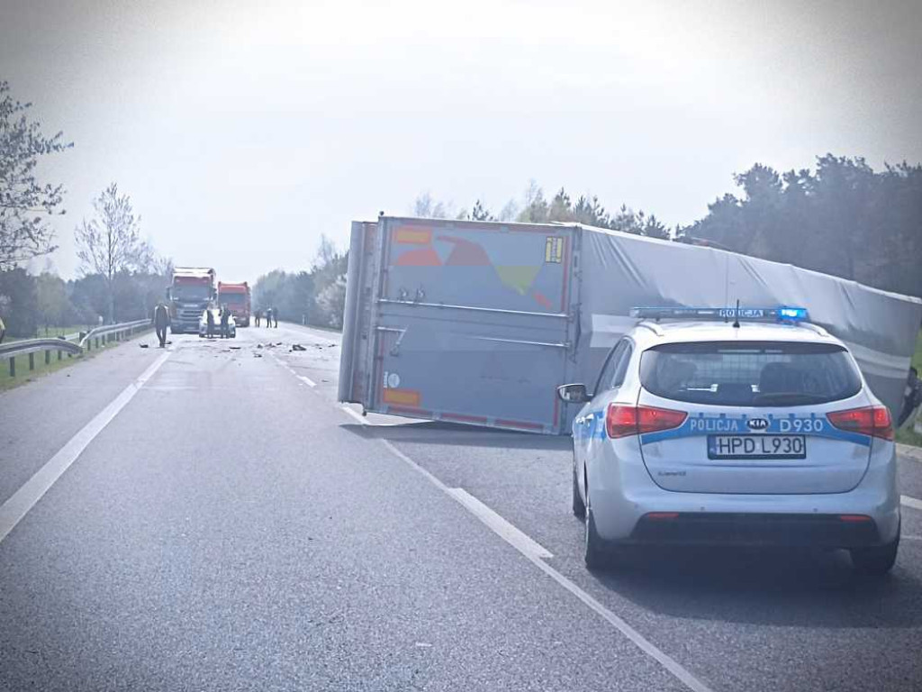 Uwaga kierowcy! Zablokowana DK19 [ZDJĘCIA, WIDEO]