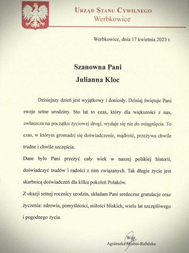 Pani Julianna skończyła 100 lat! [ZDJĘCIA]