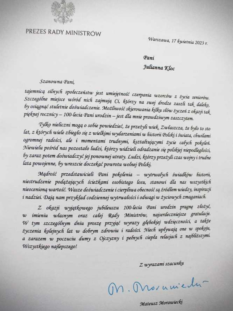 Pani Julianna skończyła 100 lat! [ZDJĘCIA]